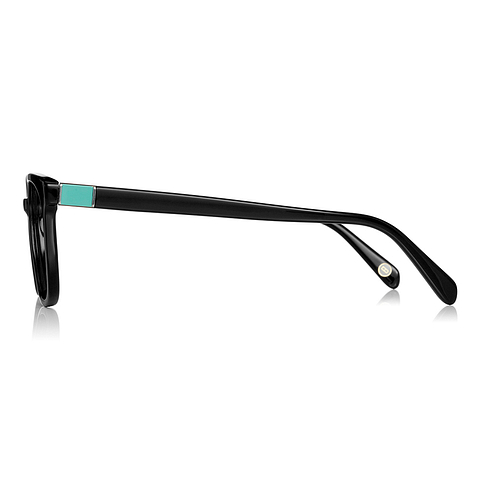 Graph Belle Black Full Rim Wellington left side