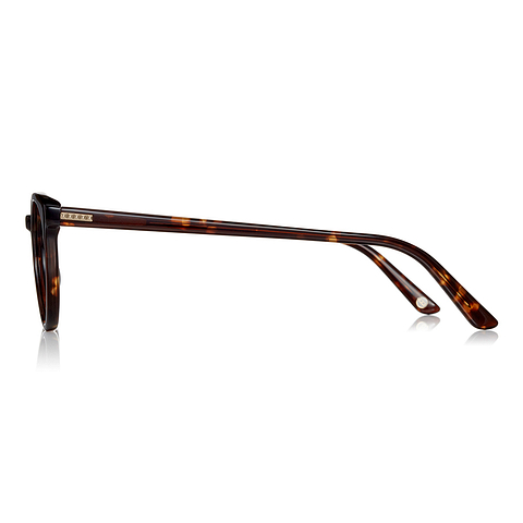 Graph Belle Light Brown Full Rim Boston left side
