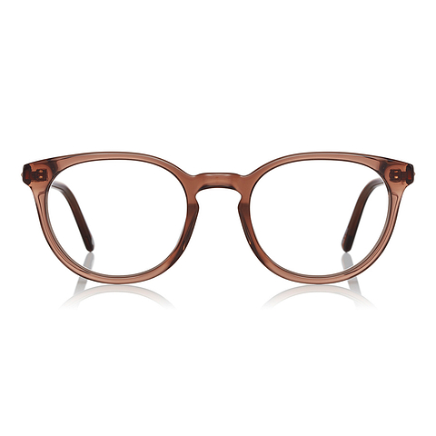 Graph Belle Light Brown Full Rim Boston left side