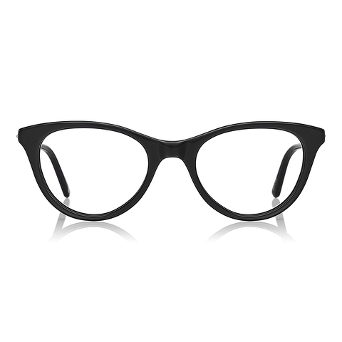 Graph Belle Black Full Rim Fox left side