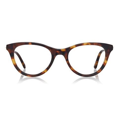 Graph Belle Light Brown Full Rim Fox left side