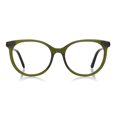Graph Belle Tan Brown Full Rim Fox left side