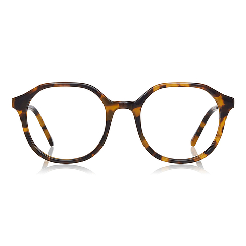Graph Belle Light Brown Full Rim Polygon left side
