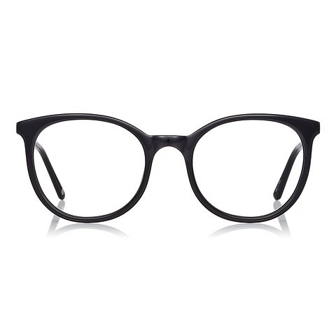 Graph Belle Black Full Rim Fox left side