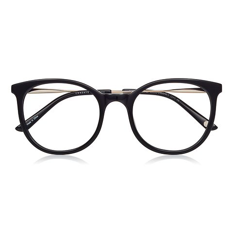 Graph Belle Black Full Rim Fox right side