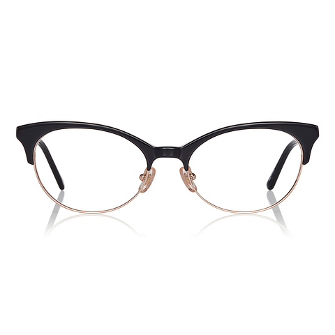 Graph Belle Black Full Rim Fox left side