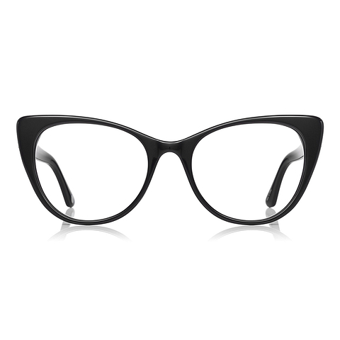 Graph Belle Black Full Rim Fox left side