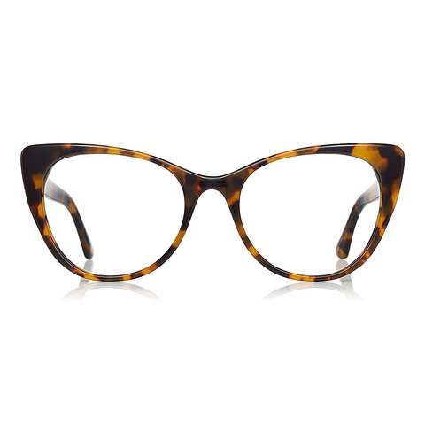Graph Belle Light Brown Full Rim Fox left side