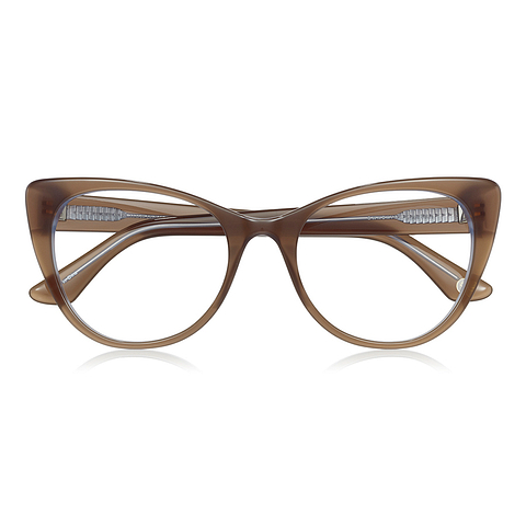 Graph Belle Light Brown Full Rim Fox right side