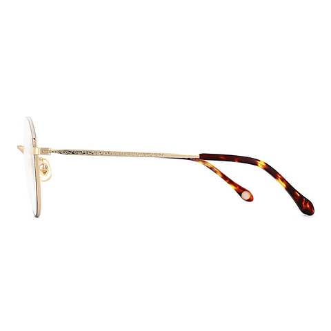 Graph Belle Dark Brown Full Rim Round left side