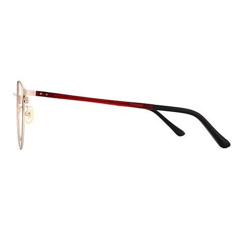 Graph Belle Red Full Rim Boston left side