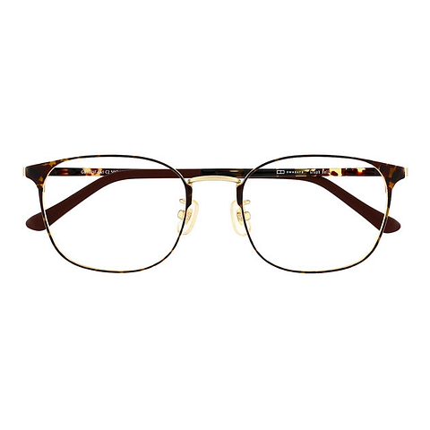 Graph Belle Light Brown Full Rim Rectangle left side