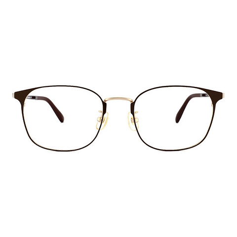 Graph Belle Light Brown Full Rim Rectangle left side