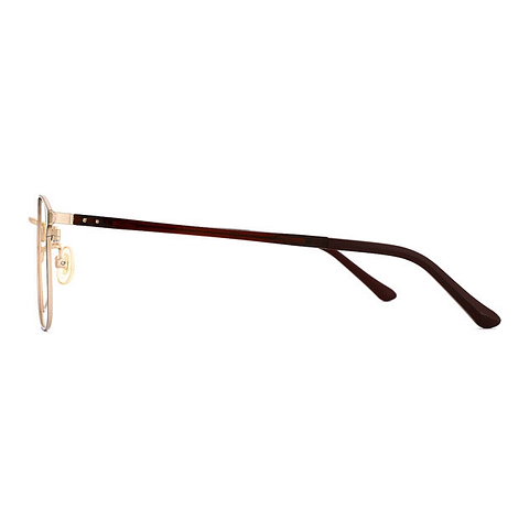 Graph Belle Light Brown Full Rim Rectangle left side