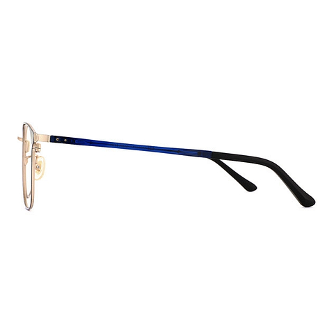 Graph Belle Sky Blue Full Rim Rectangle left side