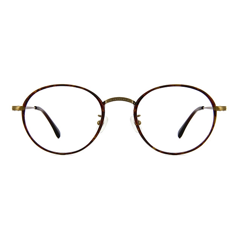 Graph Belle Light Brown Full Rim Round left side