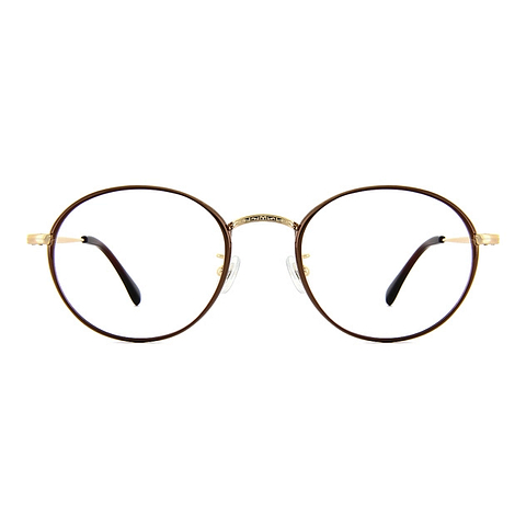 Graph Belle Light Brown Full Rim Round left side