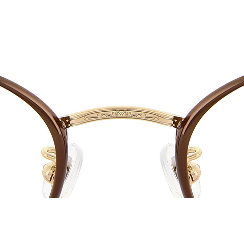 Graph Belle Light Brown Full Rim Round left side
