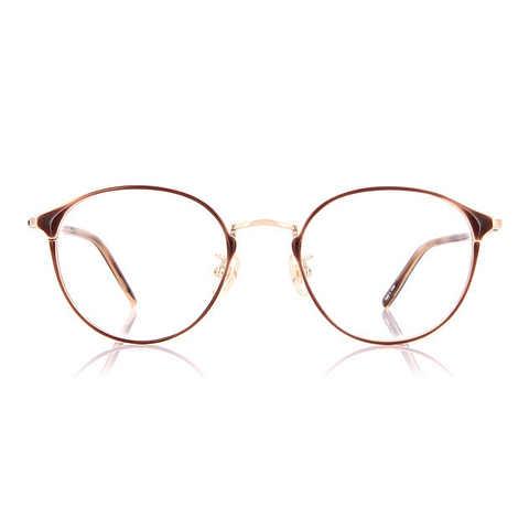 Graph Belle Light Brown Full Rim Boston left side