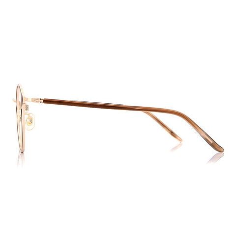 Graph Belle Light Brown Full Rim Boston left side