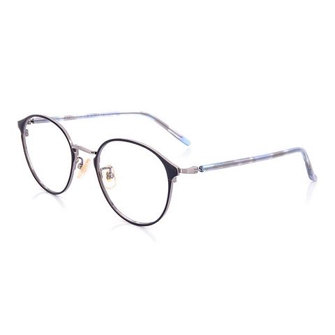 Graph Belle Navy Blue Full Rim Boston right side