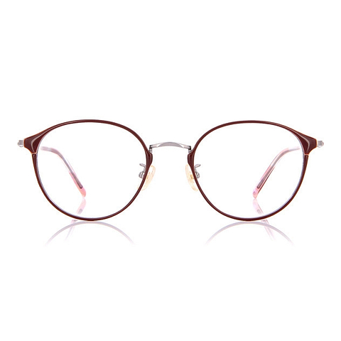 Graph Belle Red Full Rim Boston left side