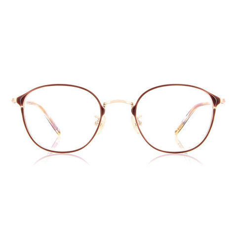Graph Belle Light Brown Full Rim Rectangle left side