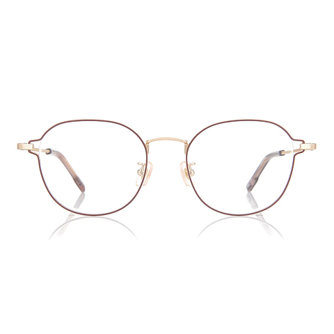 Graph Belle Light Brown Full Rim Boston left side