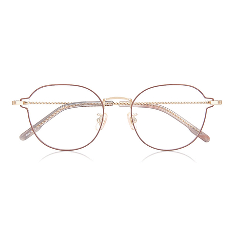 Graph Belle Light Brown Full Rim Boston right side