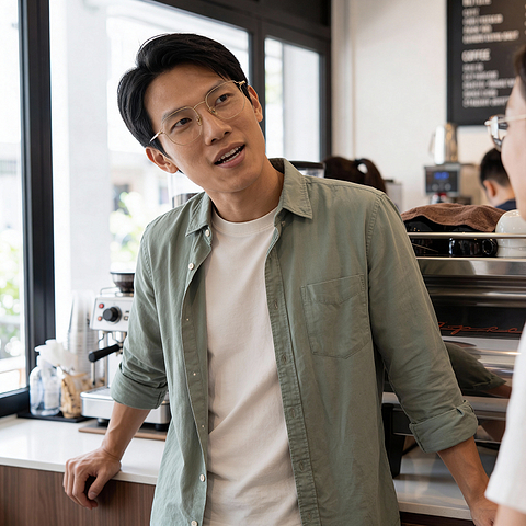 Graph Belle Gold Full Rim Polygon left side