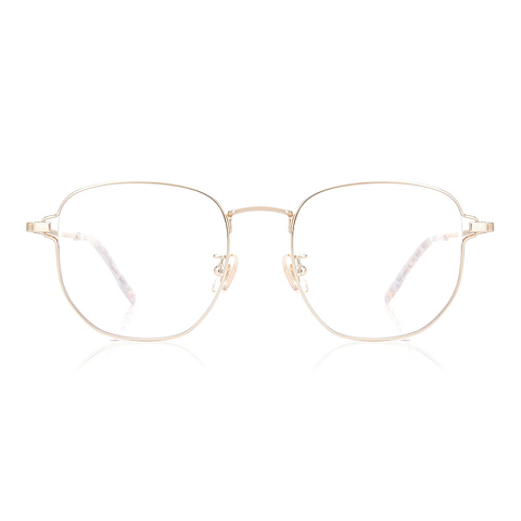 Graph Belle Gold Full Rim Polygon left side