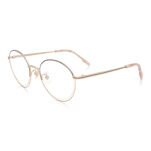 Graph Belle Light Brown Half Rim Boston right side