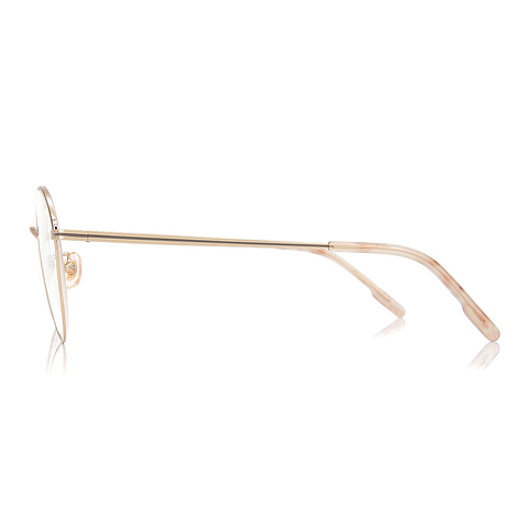 Graph Belle Light Brown Half Rim Boston left side
