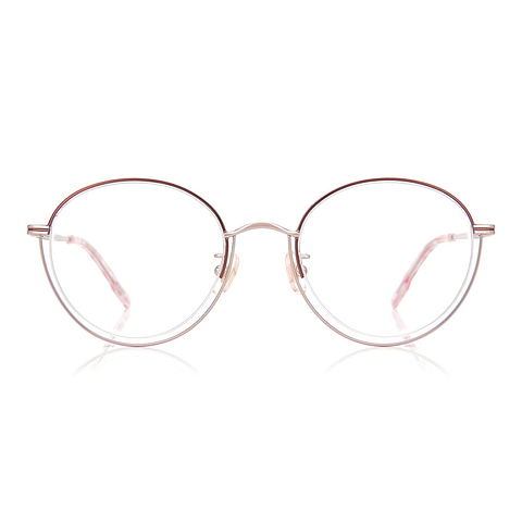 Graph Belle Red Full Rim Boston left side