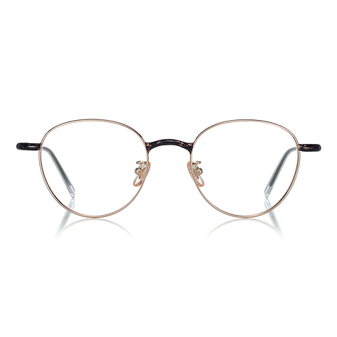 Graph Belle Gold Full Rim Boston left side
