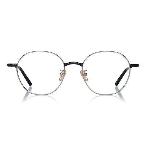 Graph Belle Silver Full Rim Polygon left side