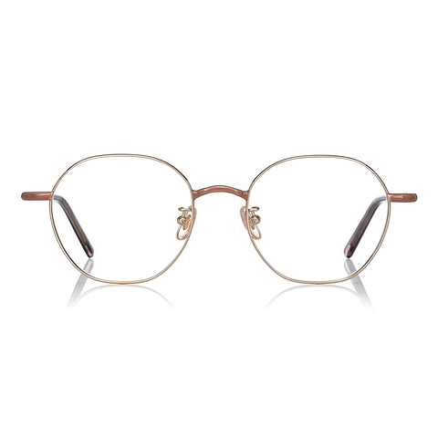 Graph Belle Gold Full Rim Polygon left side