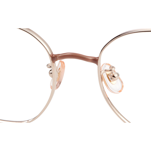Graph Belle Gold Full Rim Polygon left side