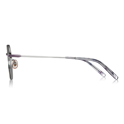 Graph Belle Silver Full Rim Polygon left side