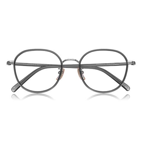 Graph Belle Light Gray Full Rim Polygon right side