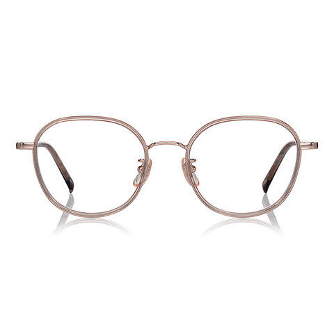 Graph Belle Light Brown Full Rim Polygon left side