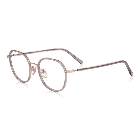Graph Belle Light Brown Full Rim Polygon right side