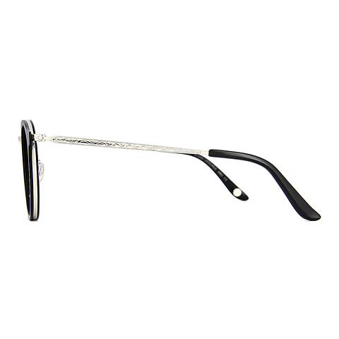 Graph Belle Black Full Rim Boston left side