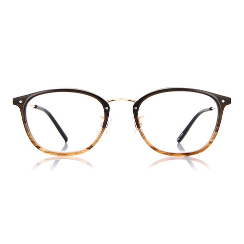 Graph Belle Light Brown Full Rim Oval left side