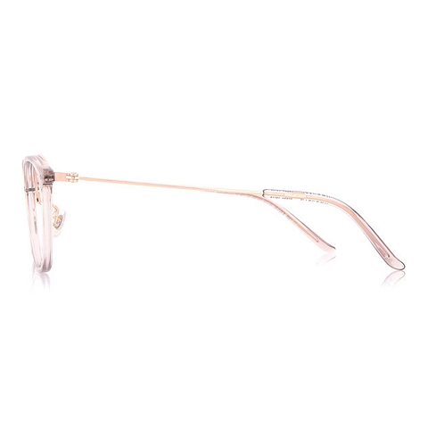 Graph Belle Pink Transparent Full Rim Barrel left side
