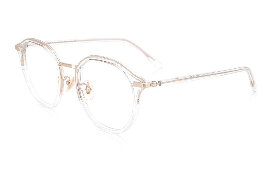 Graph Belle Crystal Transparent Full Rim Boston right side