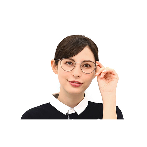 Graph Belle Light Gray Full Rim Boston left side