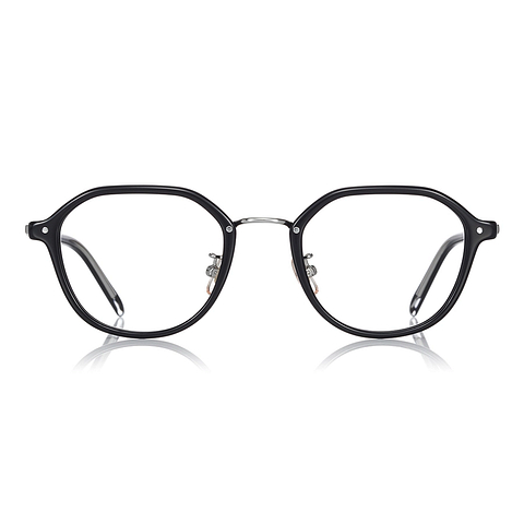 Graph Belle Black Full Rim Polygon left side