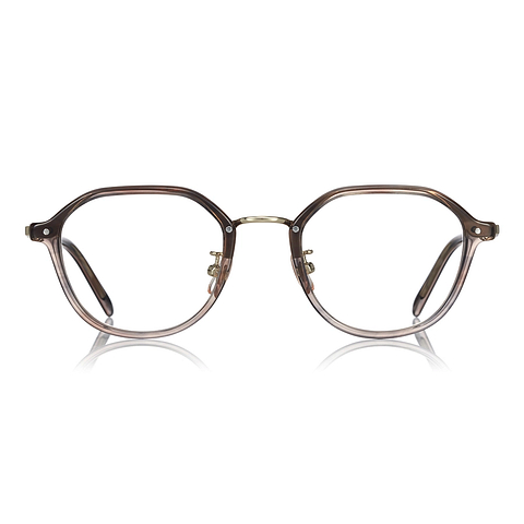 Graph Belle Light Brown Full Rim Polygon left side