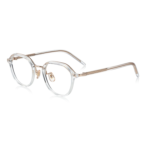 Graph Belle Crystal Transparent Full Rim Polygon right side